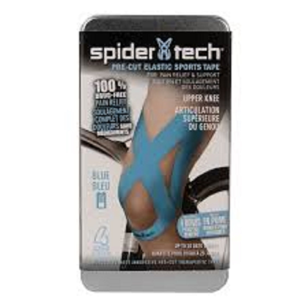 Spider Tech, Spider Tech Kinesiology Tape Upper Knee (Blue)